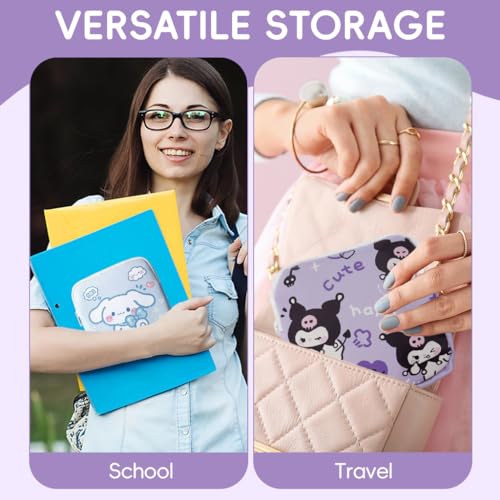 PALAY 2Pcs Sanitary Pads Travel Bag Menstruation Kawaii Sanrio Cartoon Sanitary Zipper Pouches 8-10 Capacity Storage Bag Cute Print Sanitary Pads Bag Coin Bags Accessories Bags PALAY 2Pcs Sanitary Pads Travel Bag Menstruation Kawaii Sanrio Cartoon Sanitary Zipper Pouches 8-10 Capacity Storage Bag Cute Print Sanitary Pads Bag Coin Bags Accessories Bags